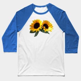 Sunflowers - Sunny Sunflowers Baseball T-Shirt